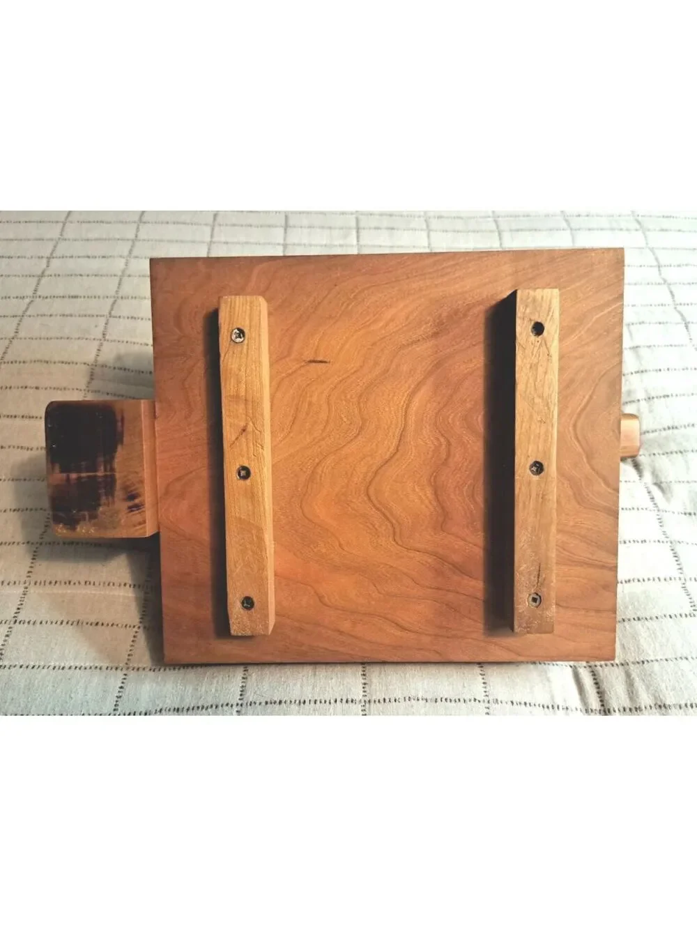 Vintage Large Handcrafted Solid Wood Tortilla Press 11
